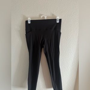 ribbed athleta cropped leggings